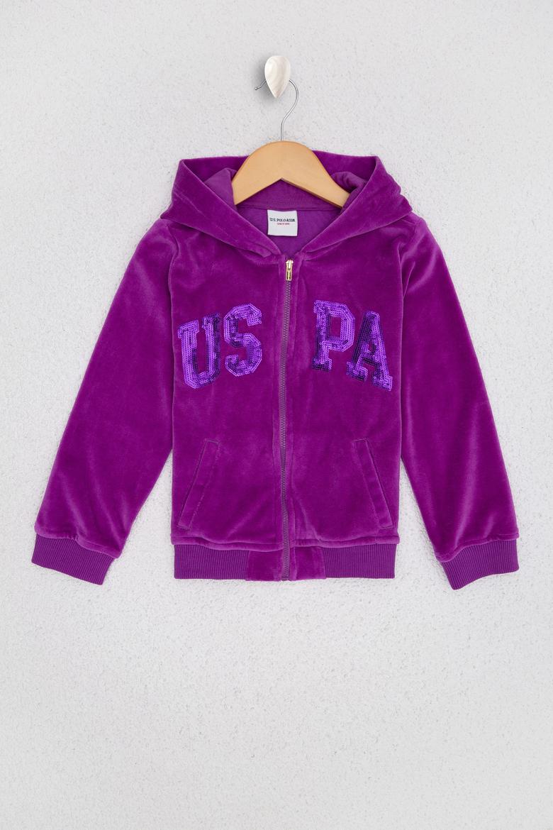 Kız Çocuk Mor Sweatshirt