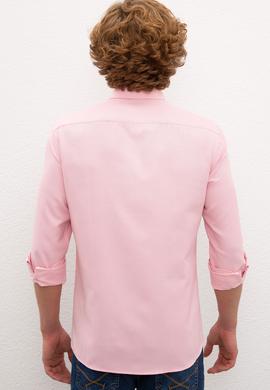 Erkek Pembe Gömlek Uzunkol Basic - 50201622111