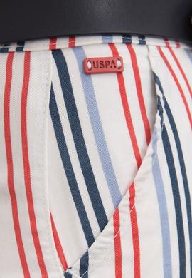 Kadın Beyaz Dokuma Bermuda Capri - 50198923002