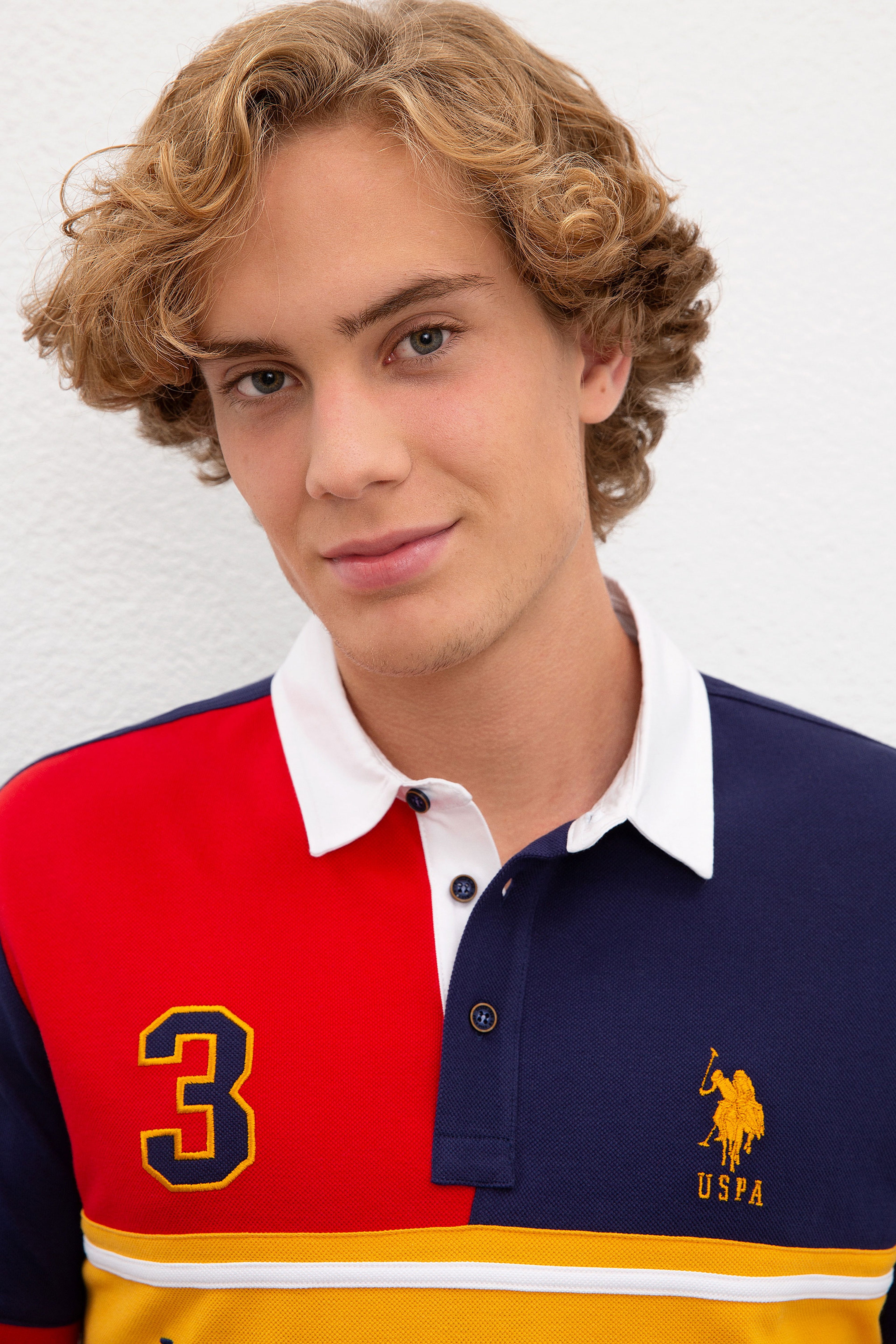 Erkek Lacivert Polo Yaka T-Shirt - Image 2