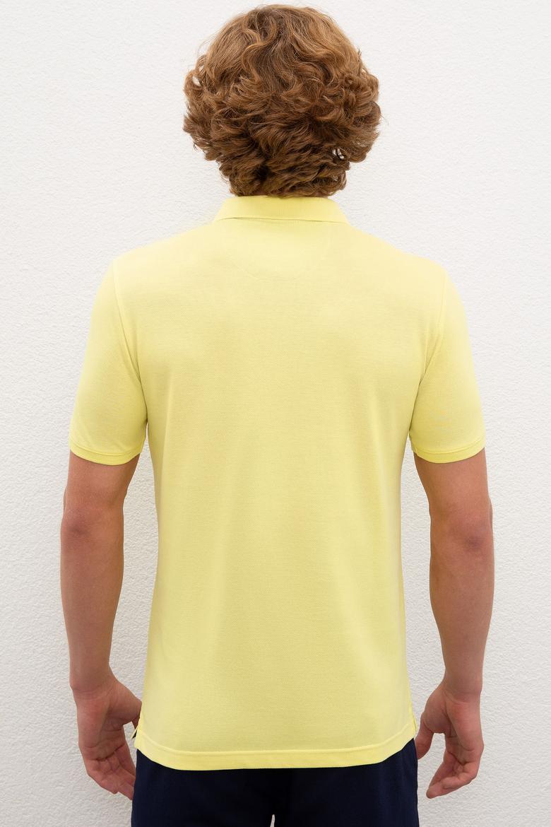 Erkek Limon Basic Polo Yaka Tişört - 50199819360