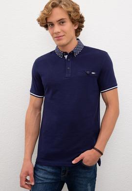Erkek Lacivert Polo Yaka T-Shirt - 50200456012