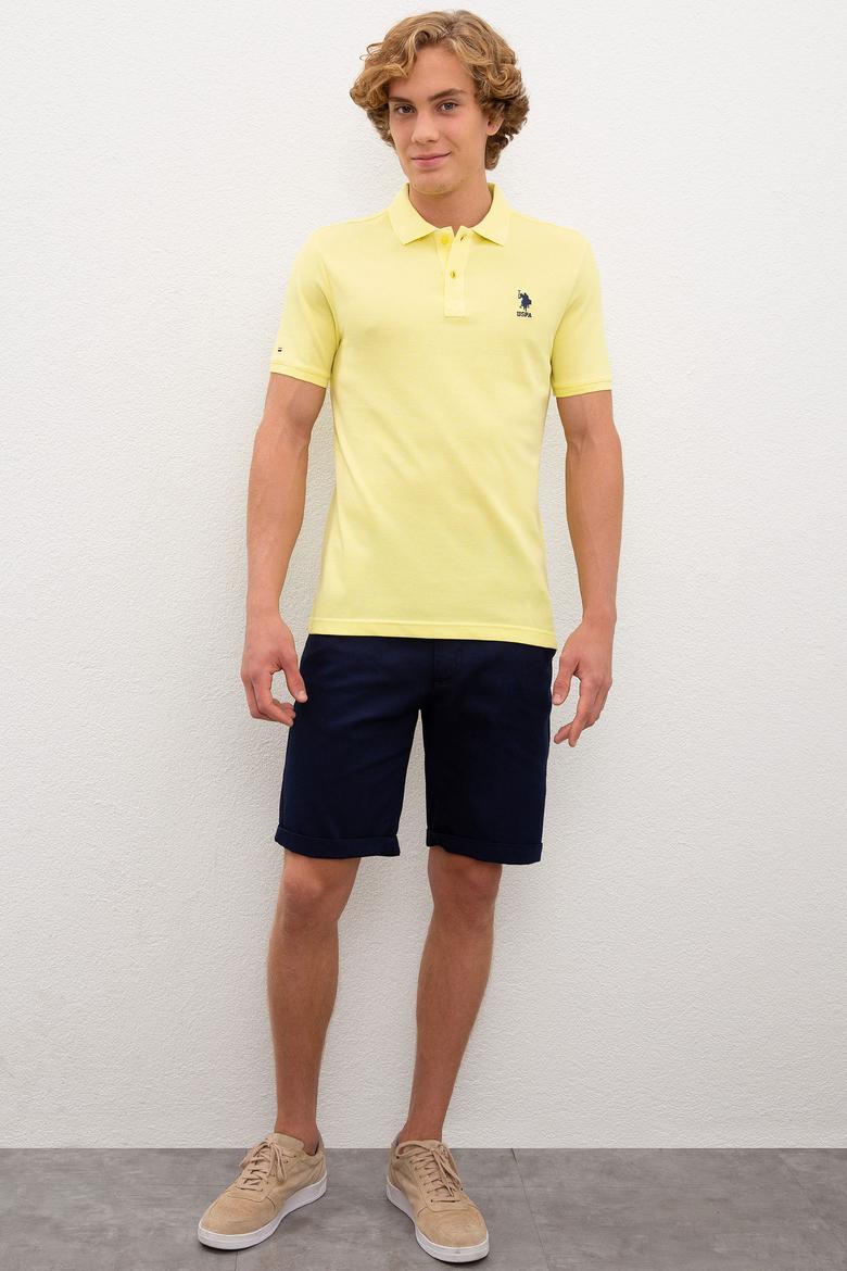 Erkek Limon Basic Polo Yaka Tişört - 50199819360