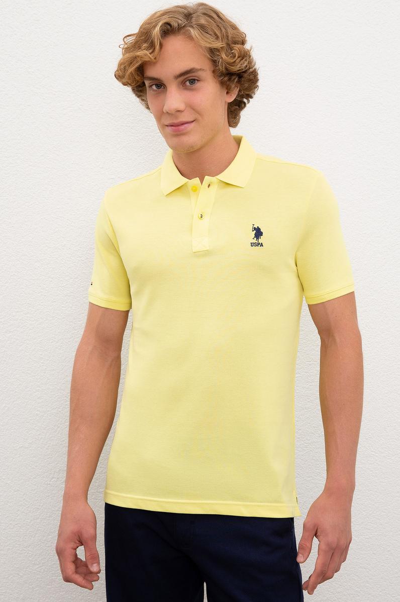 Erkek Limon Basic Polo Yaka Tişört