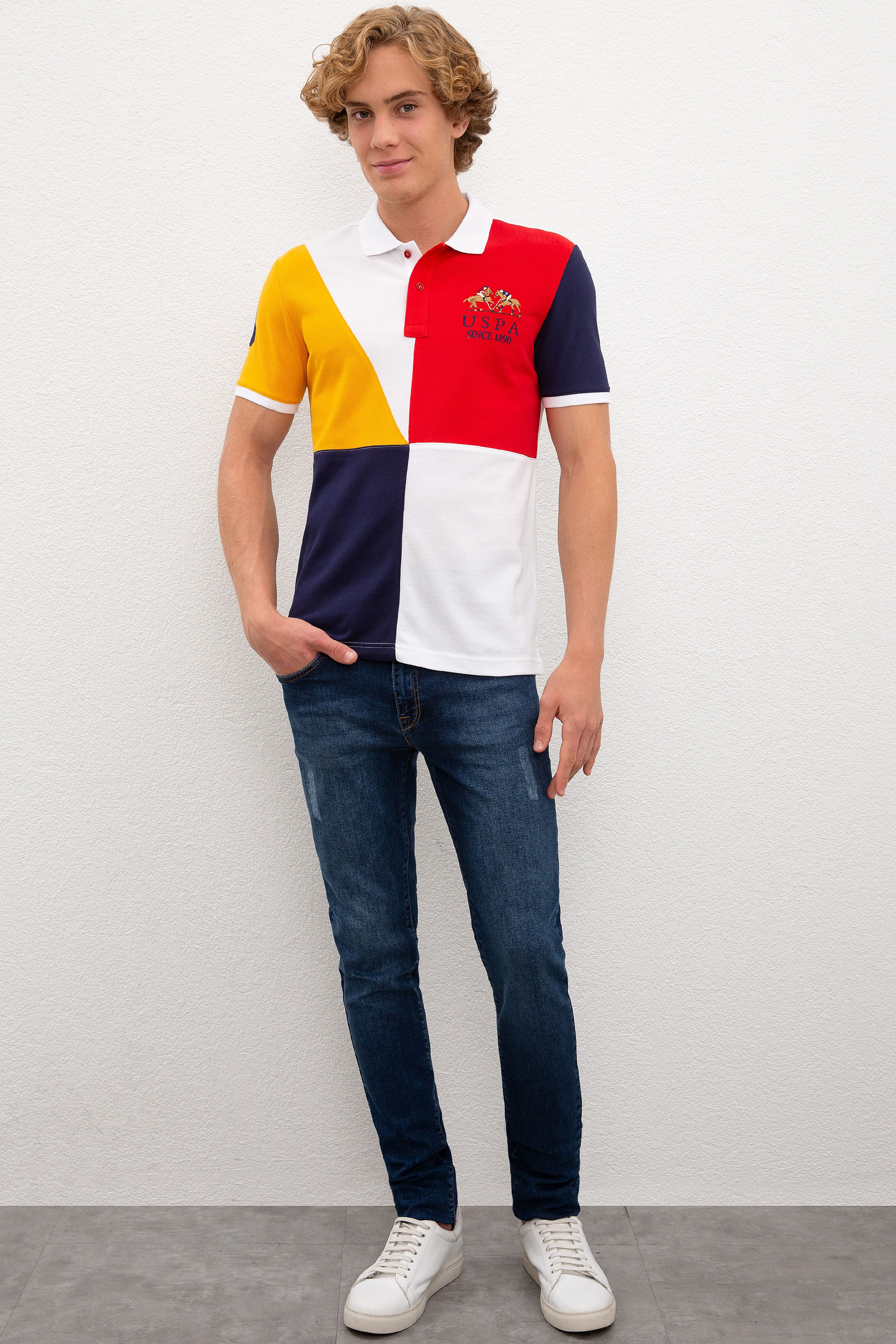 Erkek Kırmızı Polo Yaka T-Shirt