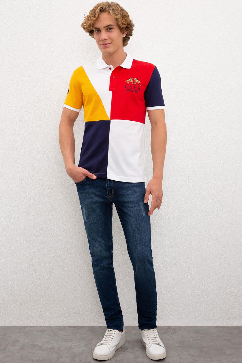 Erkek Kırmızı Polo Yaka T-Shirt - 50221456022