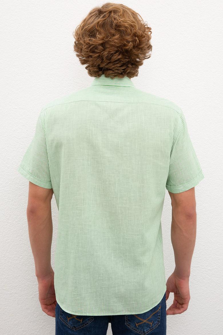 Erkek Yeşil Gömlek Kısakol - 50200694028