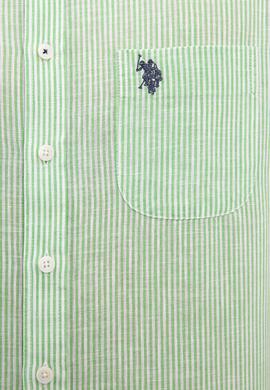 Erkek Yeşil Gömlek Kısakol - 50200694028