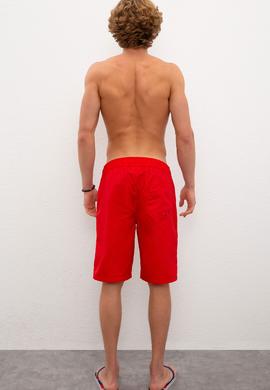 Erkek Bordo Deniz Şortu - 50200150036