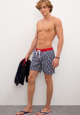 Erkek Lacivert Deniz Şortu - 50218239007