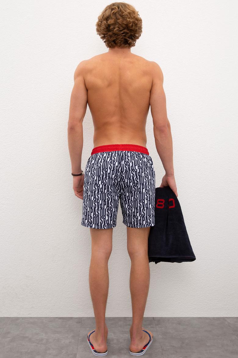 Erkek Lacivert Deniz Şortu - 50218239007