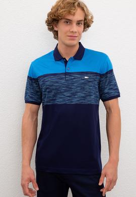 Erkek Kobalt Polo Yaka Tişört - 50219243034