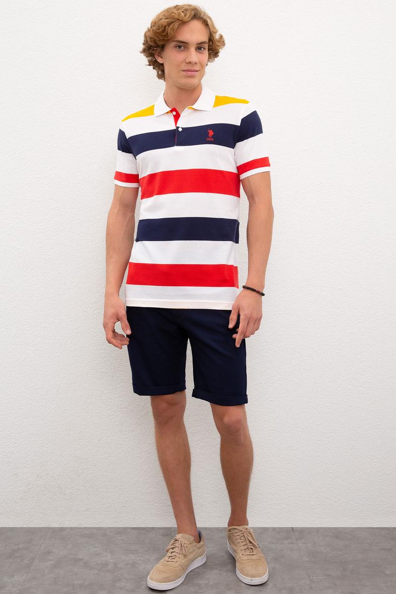 Erkek Açık Kırmızı Polo Yaka T-Shirt - 50217989033