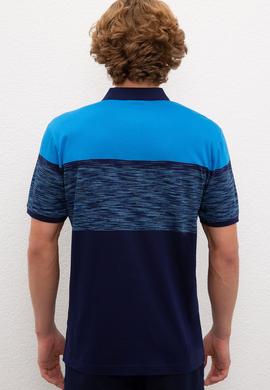 Erkek Kobalt Polo Yaka Tişört - 50219243034