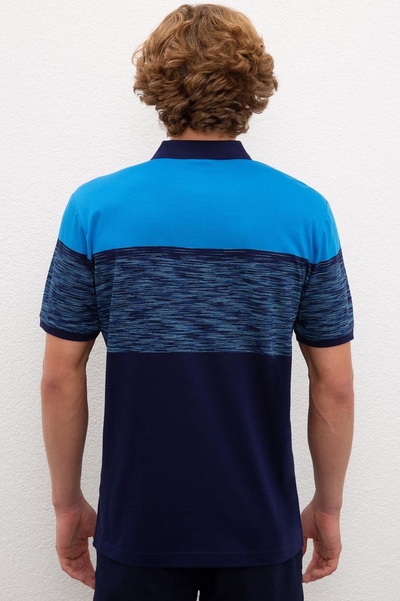 Erkek Kobalt Polo Yaka Tişört - 50219243034