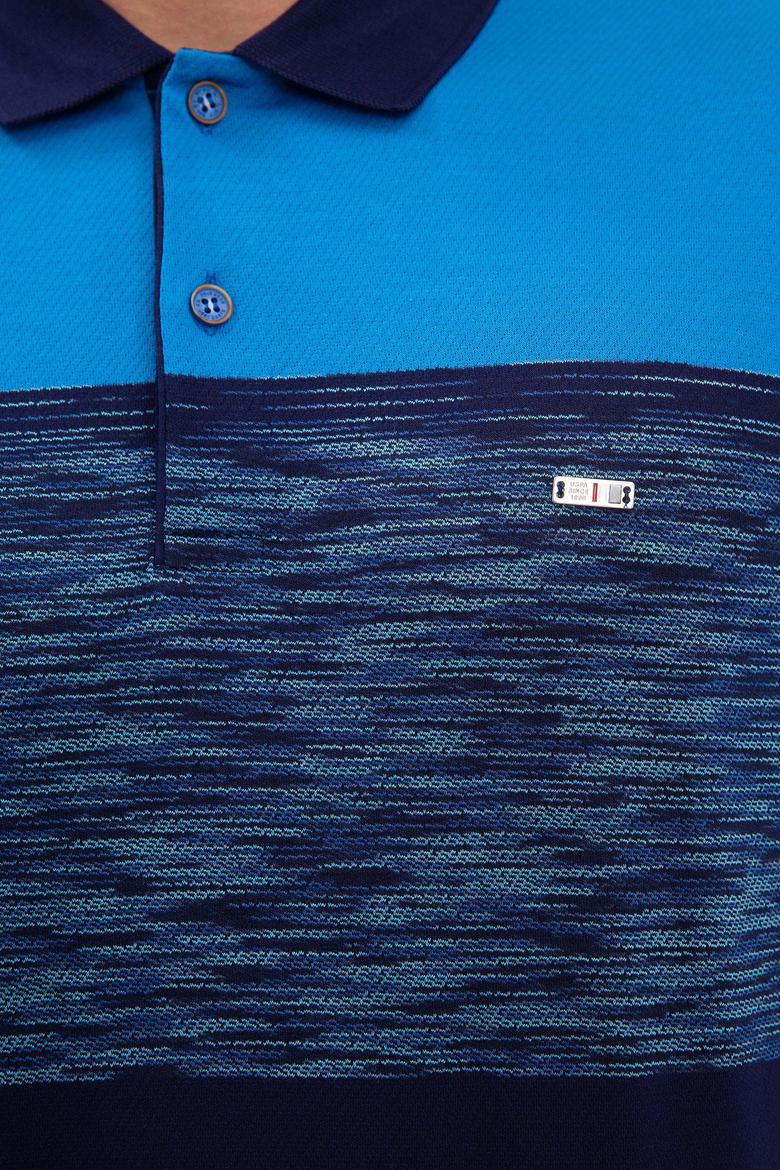 Erkek Kobalt Polo Yaka Tişört - 50219243034