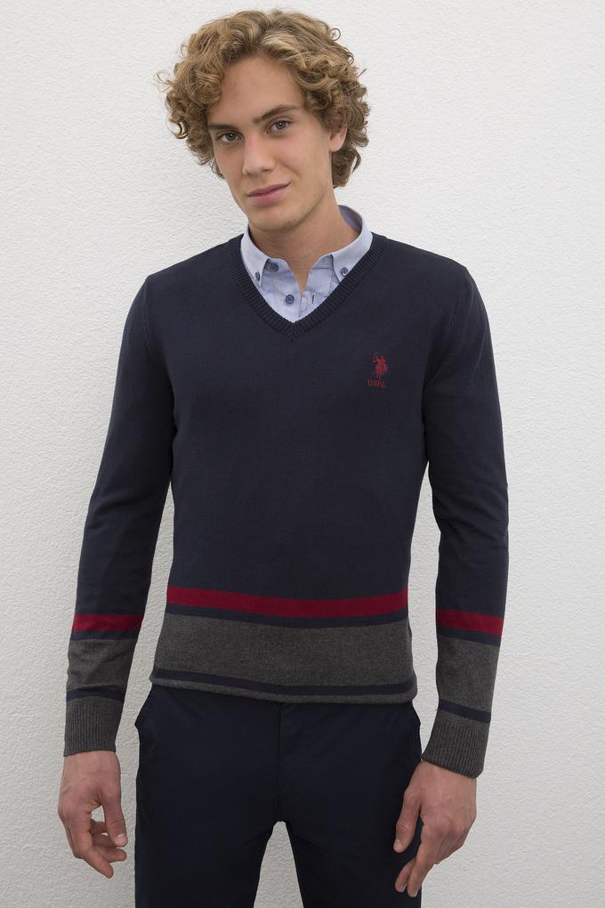 Erkek Lacivert Kazak