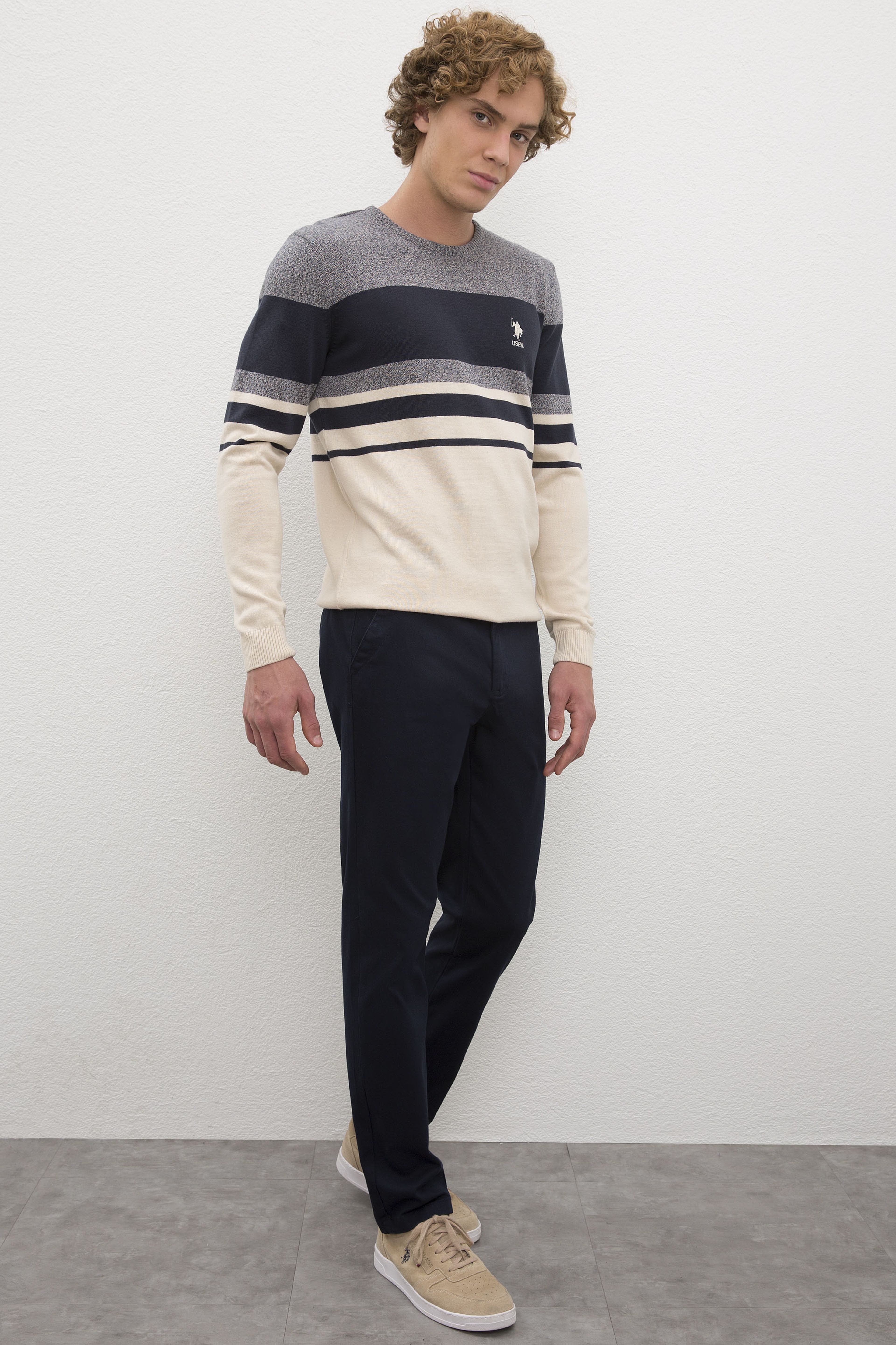 Erkek Lacivert Chinos - Image 2