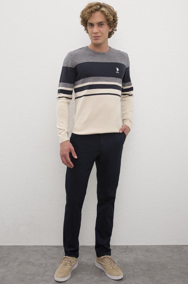 Erkek Lacivert Chinos