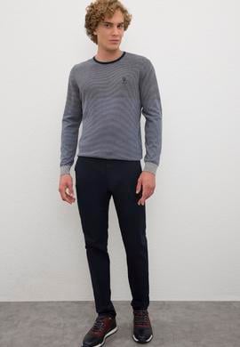 Erkek Lacivert Kanvas Pantolon - 50206358031