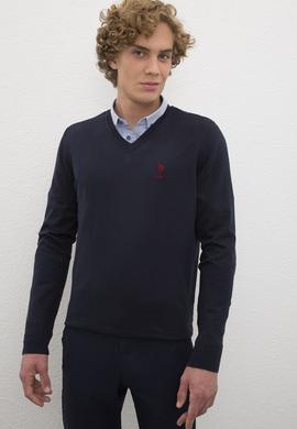 Erkek Lacivert Basic Kazak - 50206747091