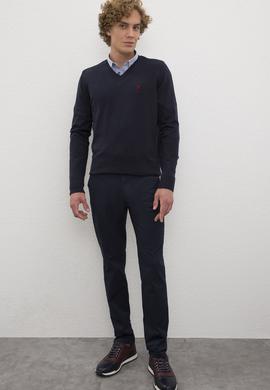 Erkek Lacivert Basic Kazak - 50206747091