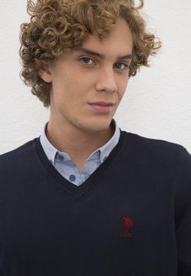 Erkek Lacivert Basic Kazak - 50206747091