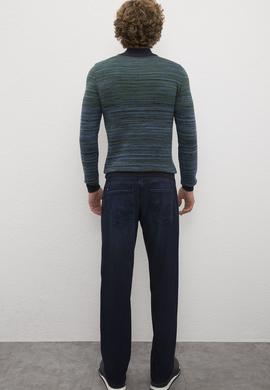 Erkek Mavi Denim Pantolon - 50208242001