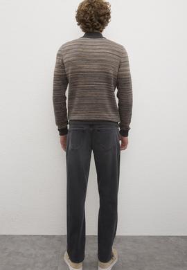 Erkek Gri Denim Pantolon - 50208745014