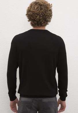 Erkek Siyah  Triko Hırka Basic - 50210293026