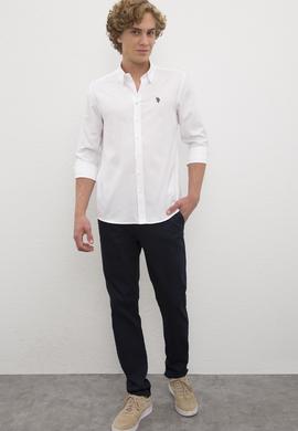 Erkek Beyaz Gömlek Uzunkol - 50226211004