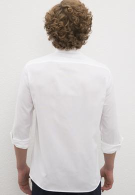 Erkek Beyaz Gömlek Uzunkol - 50226211004