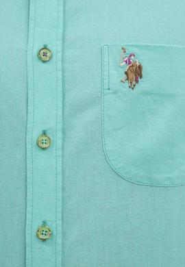 Erkek Yeşil Gömlek Kısakol - 50200424041