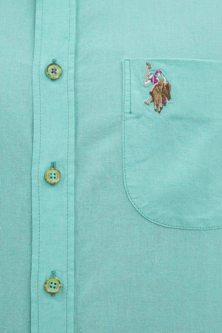 Erkek Yeşil Gömlek Kısakol - 50200424041