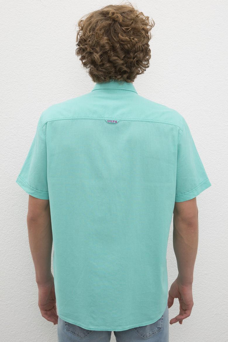 Erkek Yeşil Gömlek Kısakol - 50200424041