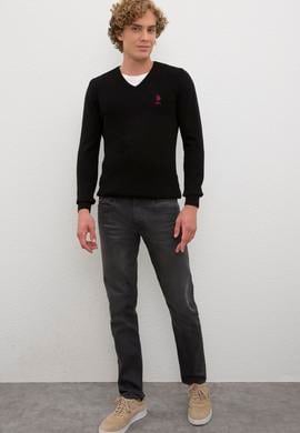 Erkek Siyah Basic Kazak - 50224991044