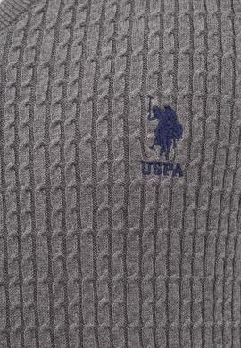 Erkek Gri Melanj Basic Kazak - 50224991057