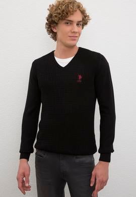 Erkek Siyah Basic Kazak - 50224991044