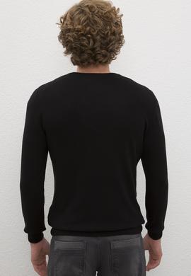 Erkek Siyah Basic Kazak - 50224991044