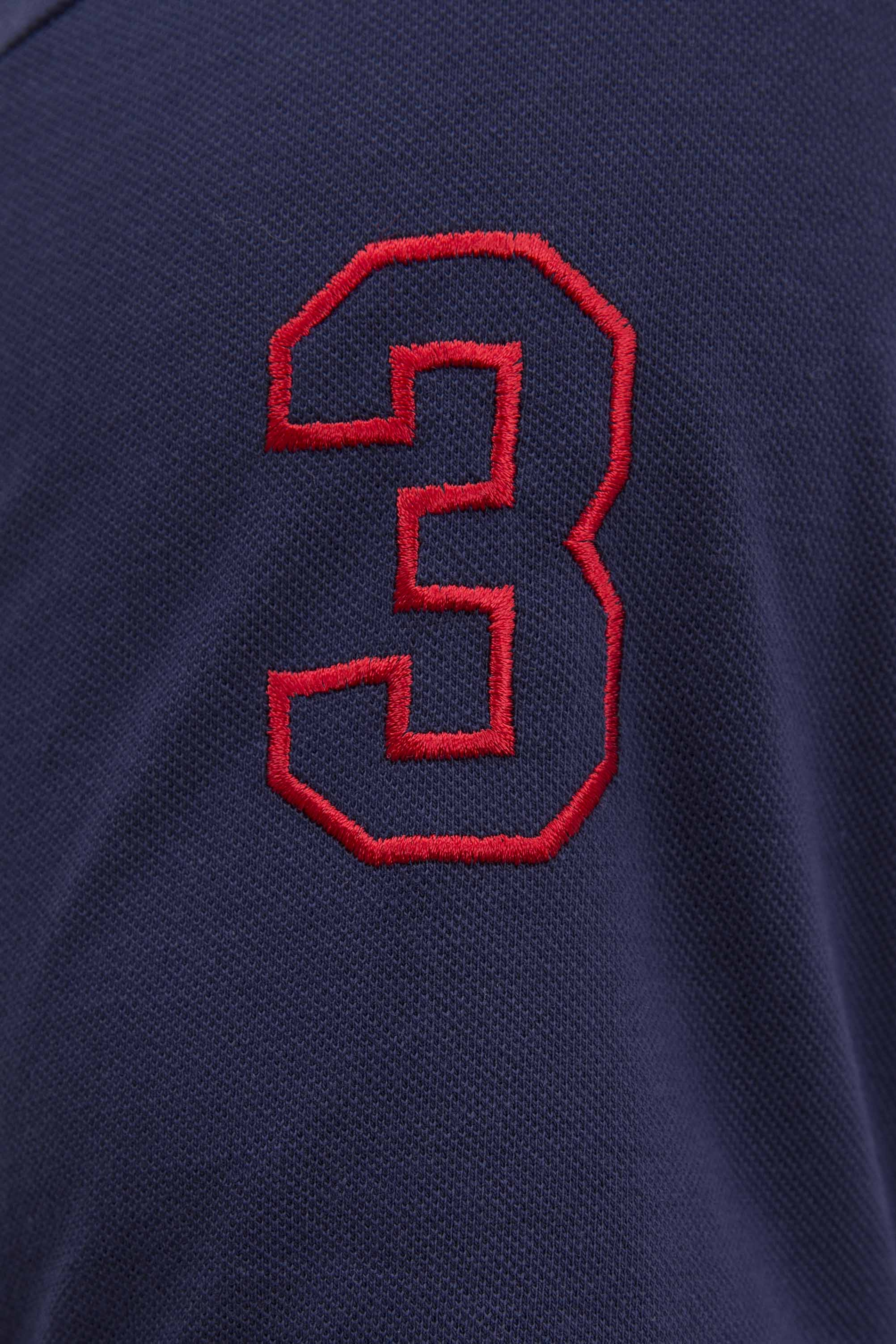 Erkek Lacivert Polo Yaka T-Shirt - Image 5