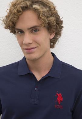 Erkek Lacivert Polo Yaka T-Shirt - 50218831028