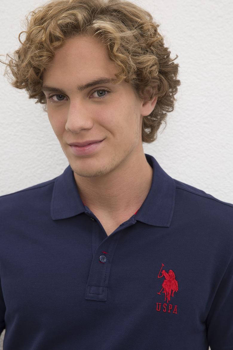 Erkek Lacivert Polo Yaka T-Shirt - 50218831028