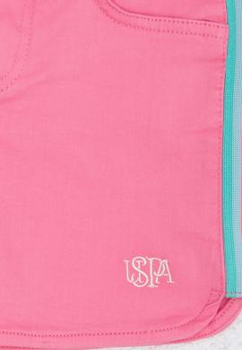 Kız Çocuk Pembe Dokuma Şort - 50218383015