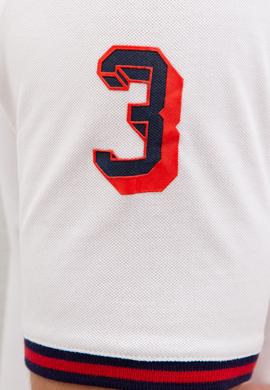 Erkek Beyaz Polo Yaka T-Shirt - 50219183016