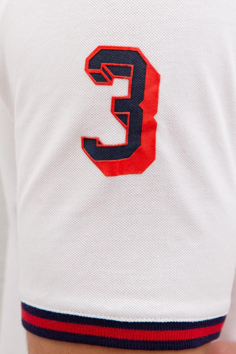 Erkek Beyaz Polo Yaka T-Shirt - 50219183016