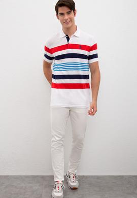 Erkek Açık Kırmızı Polo Yaka T-Shirt - 50218838040