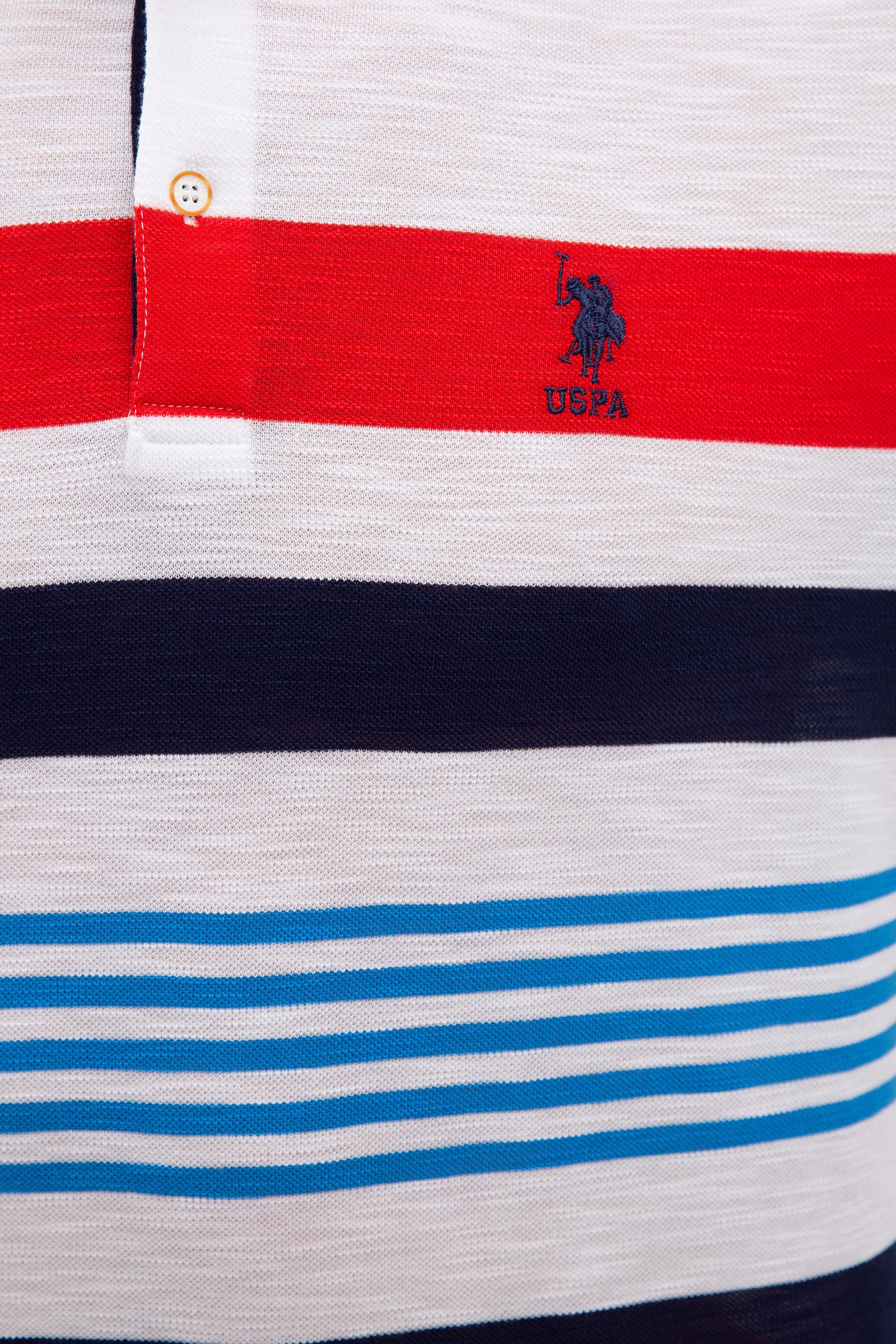 Erkek Açık Kırmızı Polo Yaka T-Shirt - Image 5