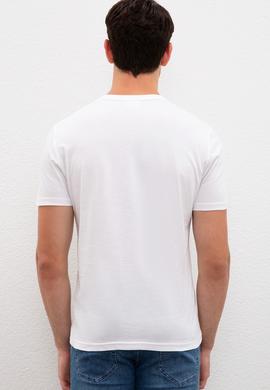 Erkek Beyaz Tişört - 50217762028