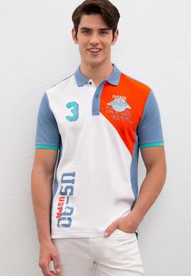 Erkek İndigo Tişört - 50219117036