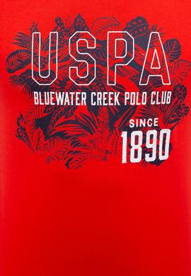 Erkek Açık Kırmızı Bisiklet Yaka T-Shirt - 50217974040